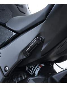 Placchette copri fori poggiapiedi posteriori (pezzo singolo), Kawasaki ZX10-R '11-'16 R&G - 1