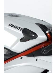 Sliders serbatoio in carbonio, finitura lucida, Ducati 848 / 1098 / 1198 R&G - 1